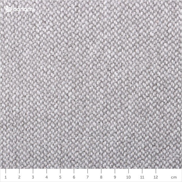 Világosszürke kárpitozott franciaágy tárolóhellyel, ágyráccsal 160x200 cm Arendal – Cosmopolitan Design-image-1