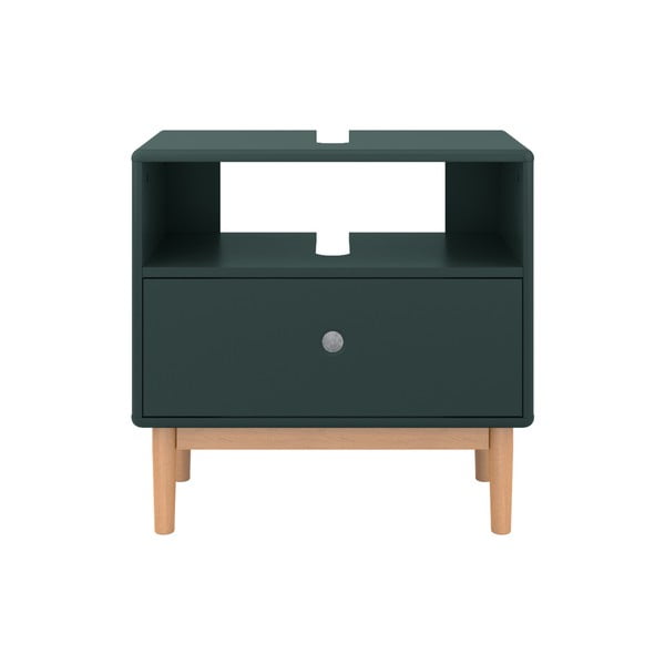 Sötétzöld mosdó alatti szekrény 66x45 cm Color Bath – Tom Tailor-image-2