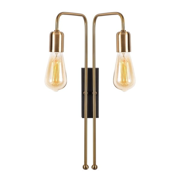 Aranyszínű fali lámpa Pahoma – Opviq lights-image-1