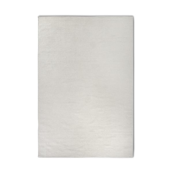 Krémszínű kézi szövésű gyapjúkeverék szőnyeg 60x90 cm Pradesh Natural White – Elle Decoration