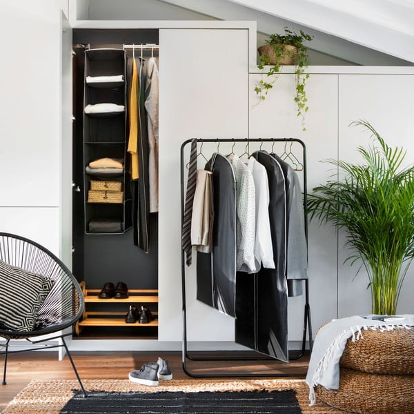 Dress Bag fekete felakasztható ruhahuzat - Compactor-image-2