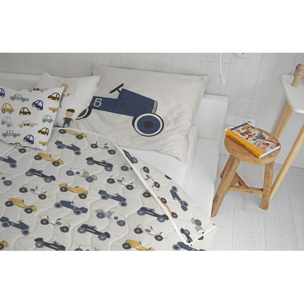 Pamut-szatén steppelt takaró és párnahuzat szett 140x200 cm – Butter Kings-image-1