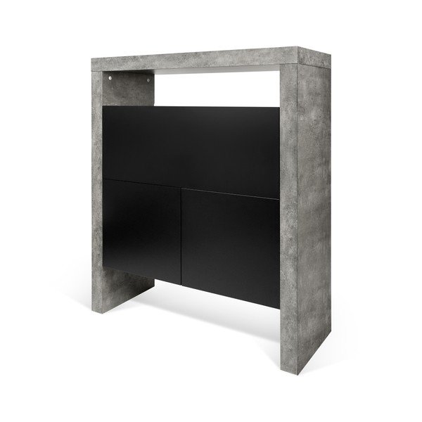 Detroit íróasztal beton dekorral, 137 x 109 cm - TemaHome-image-4