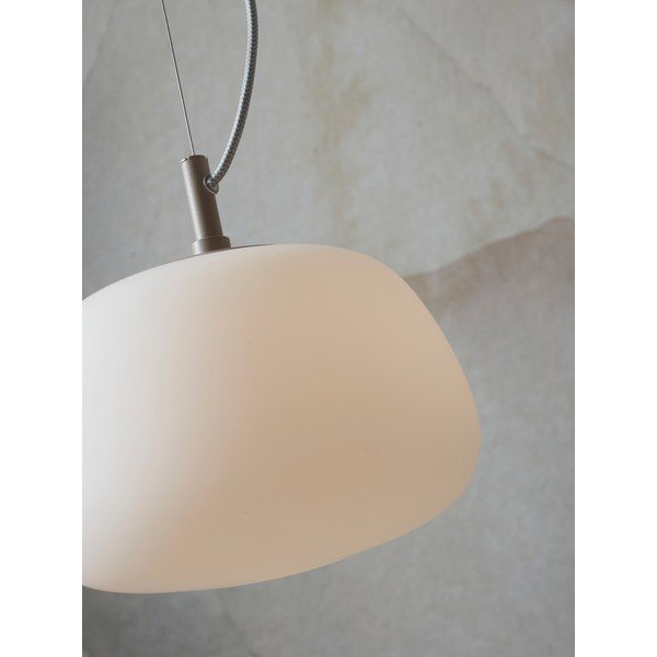 Krémszínű függőlámpa üveg búrával ø 25 cm Sapporo – it's about RoMi-image-2