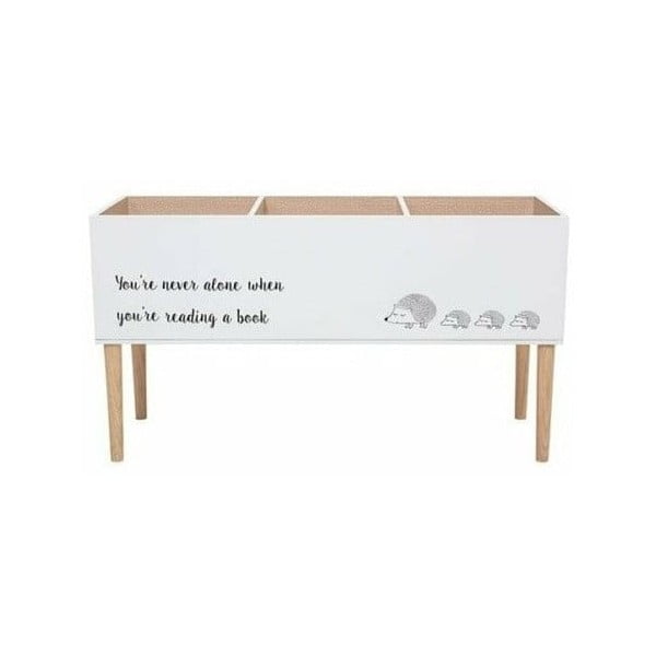 Fehér gyerek könyvespolc 90x50 cm Salam – Bloomingville Mini