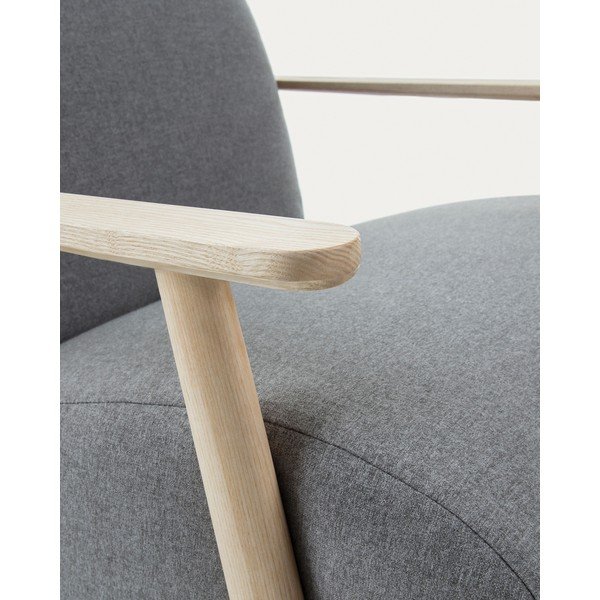 Szürke fotel Meghan – Kave Home-image-1
