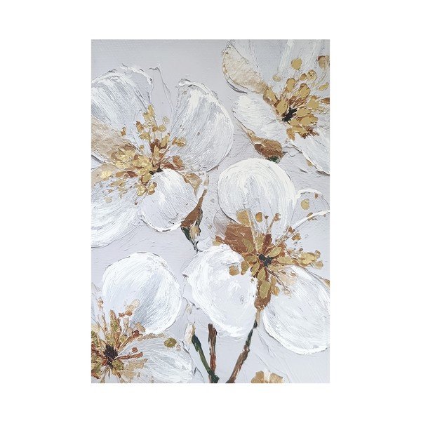 Kép kézzel festett részletekkel 70x100 cm Petal Glow – Styler