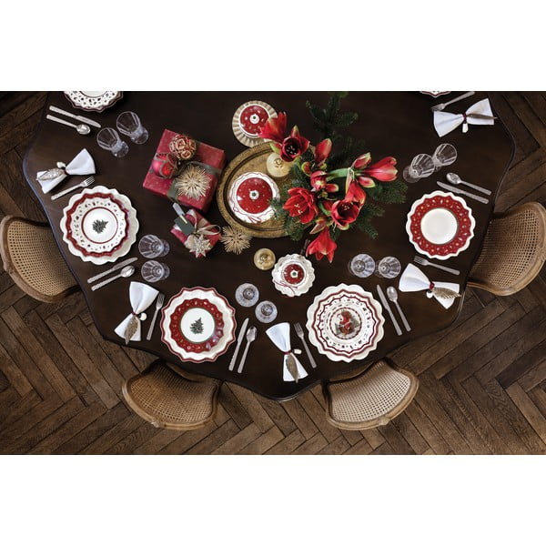Toy's Delight fehér-vörös porcelán karácsonyi tányér, ø 33 cm - Villeroy & Boch-image-4