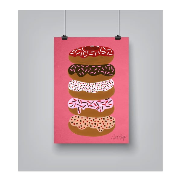 Stacked Donuts by Cat Coquillette 30 x 42 cm-es plakát