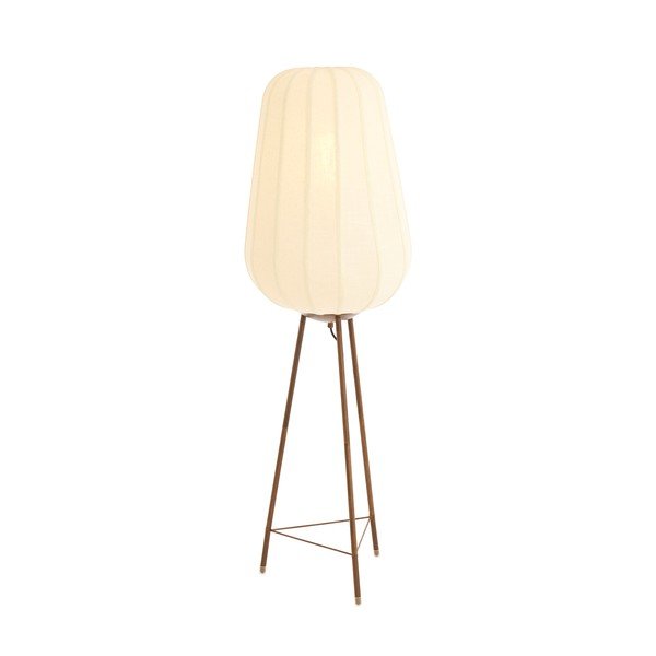 Fehér állólámpa textil búrával (magasság 133 cm) Bibury – Light & Living-image-1