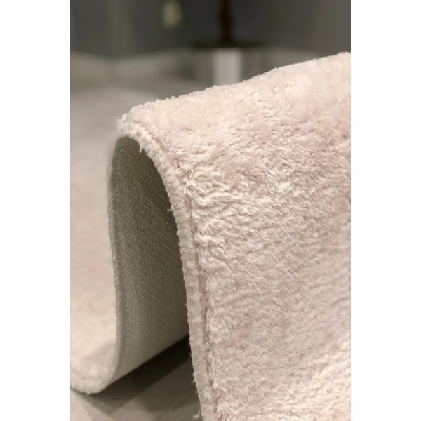 Krémszínű fürdőszobai kilépő szett 2 db-os 50x90 cm Plush – Mila Home-image-1