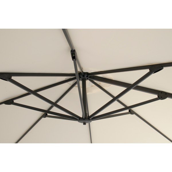 Bézs napernyő ø 350 cm Shadowflex Deluxe – Hartman-image-3