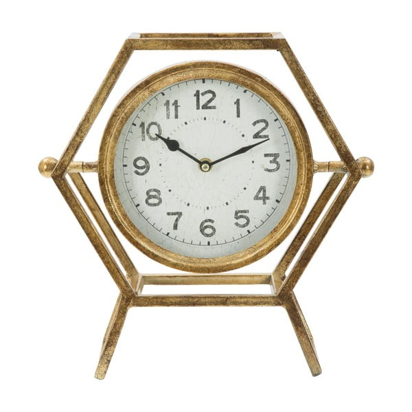 Ret aranyszínű asztali óra - Mauro Ferretti