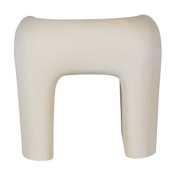 Elefántcsont színű műanyag kerti szék Nivo – WOOOD-image-3