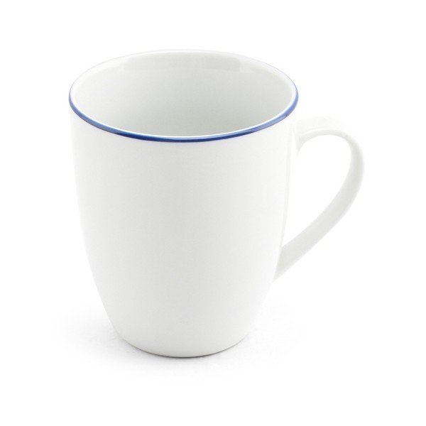 Fehér porcelán bögre 380 ml Basic White – BonBistro-image-1