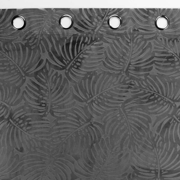 Antracitszürke bársony függöny 140x240 cm Analia – douceur d'intérieur-image-2