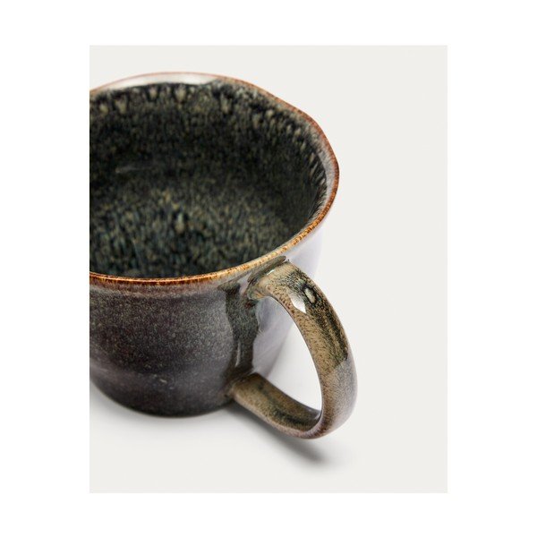 Szürke kerámia bögre Coval – Kave Home-image-3