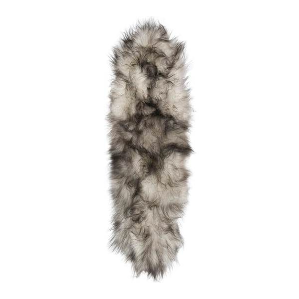 Dara szürke-fehér rövid szálas szőrme szőnyeg, 165 x 55 cm - Arctic Fur