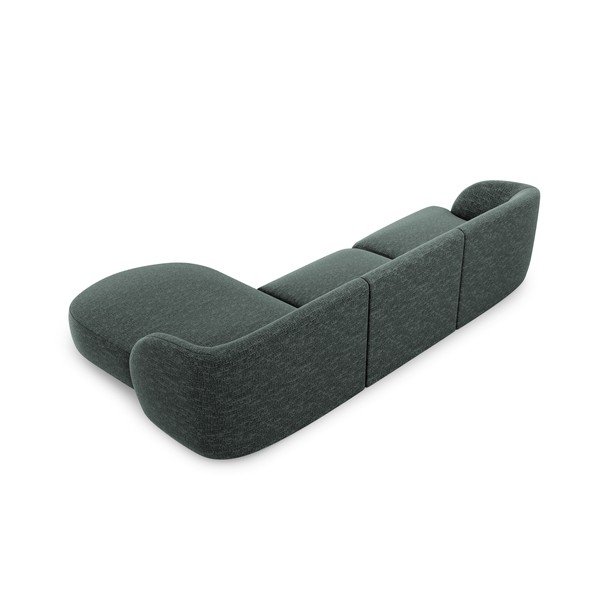 Sötétzöld sarokkanapé (jobb oldali) Miley – Micadoni Home-image-3