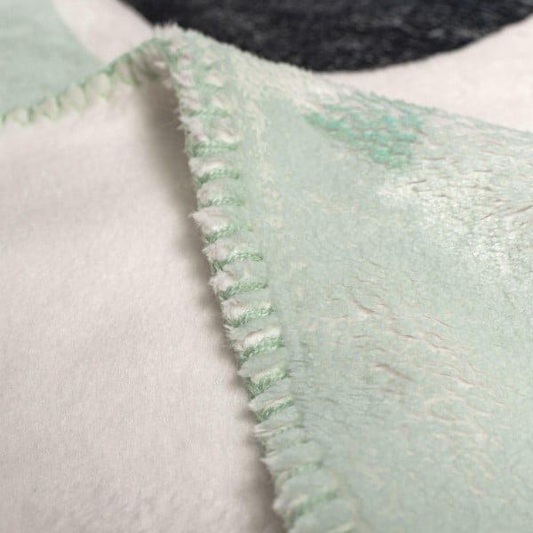 Világoszöld mikroszálas gyerek takaró 140x110 cm Panda – Moshi Moshi-image-2