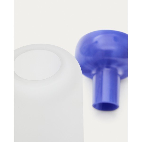 Kék üveg váza (magasság 30,5 cm) Kelse – Kave Home-image-2