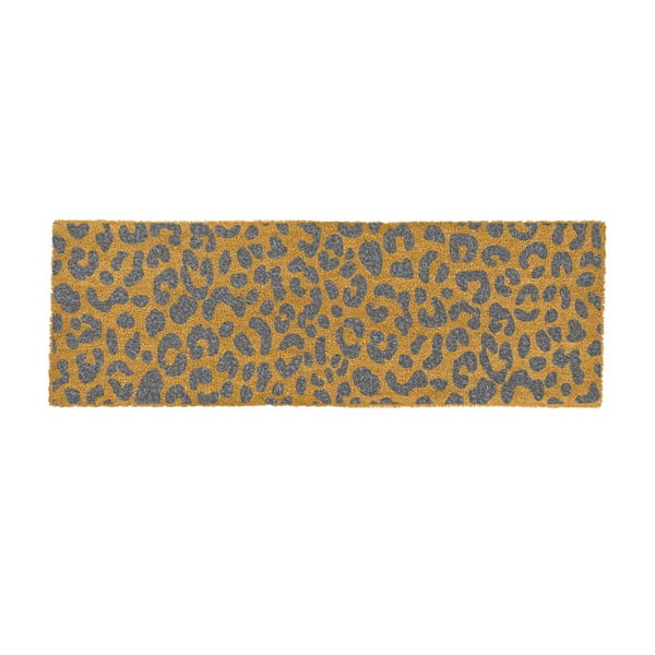 Leopard szürke kókuszrost lábtörlő, 40 x 120 cm - Artsy Doormats