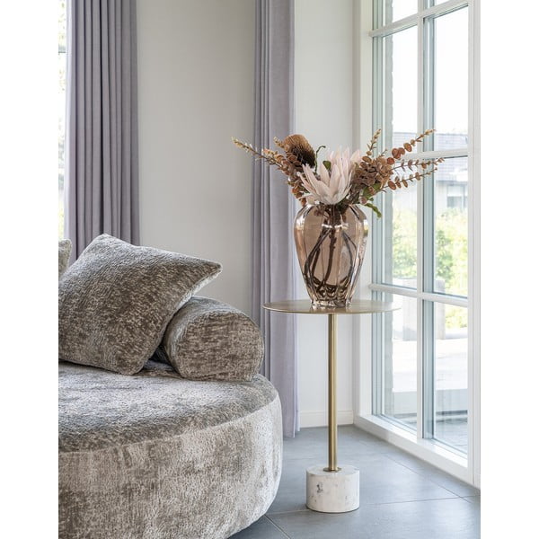 Fém kerek tárolóasztal ø 41 cm Lecco – House Nordic-image-1