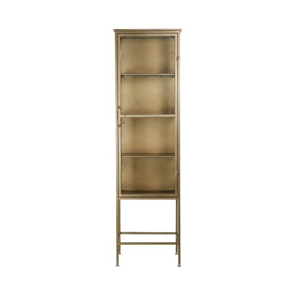 Aranyszínű fém tálalószekrény 47,5x170 cm Dagenham – Côté Table