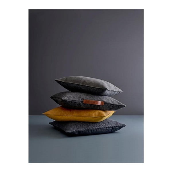 Simple bőrpárna, 50 x 50 cm - Södahl-image-3