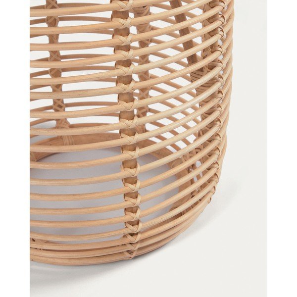 Rattan kerek tárolóasztal ø 45 cm Kohana – Kave Home-image-4