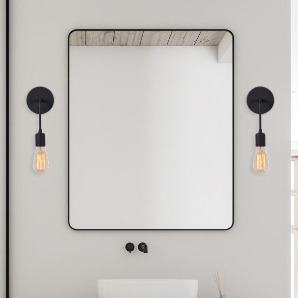 Matt fekete fali lámpa Dartini – Opviq lights-image-4