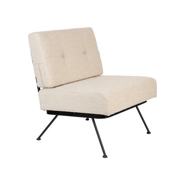 Krémszínű fotel Bowie – Zuiver