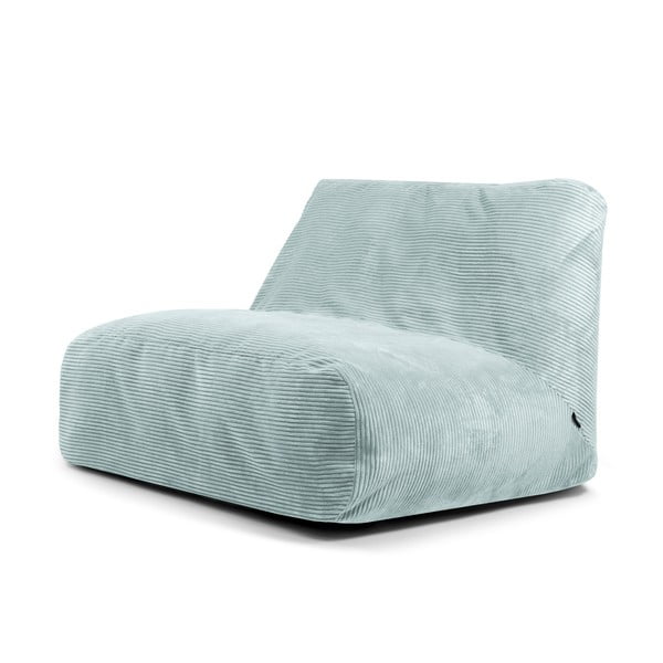 Mentazöld kordbársony babzsákfotel Sofa Tube – SLOWDOWN