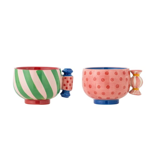 Agyagkerámia eszpresszó csésze szett karácsonyi mintával, 2 db-os, 250 ml Caramella – Bloomingville