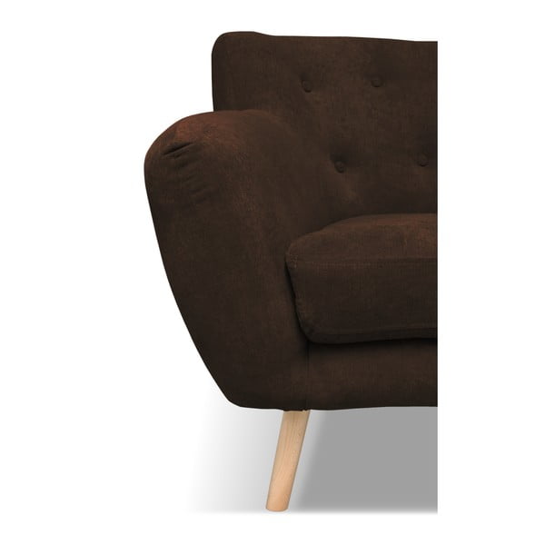 London barna kanapé, 162 cm - Cosmopolitan design-image-3