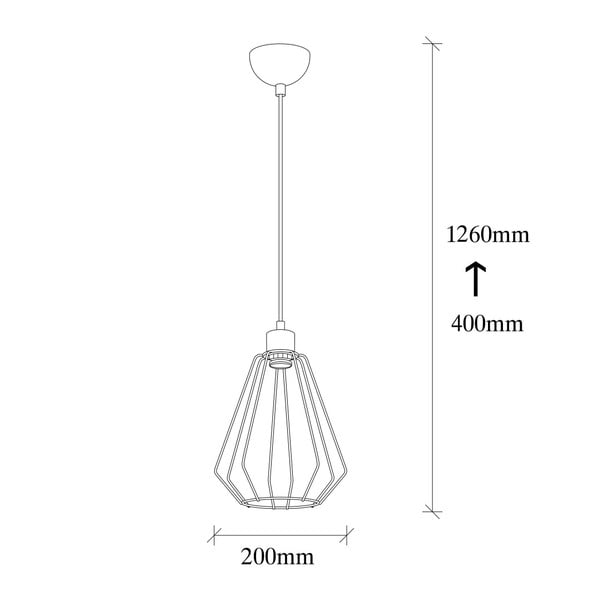 Mando fekete fém függőlámpa - Opviq lights-image-3