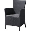 Sötétszürke műanyag kerti fotel Lowa – Keter