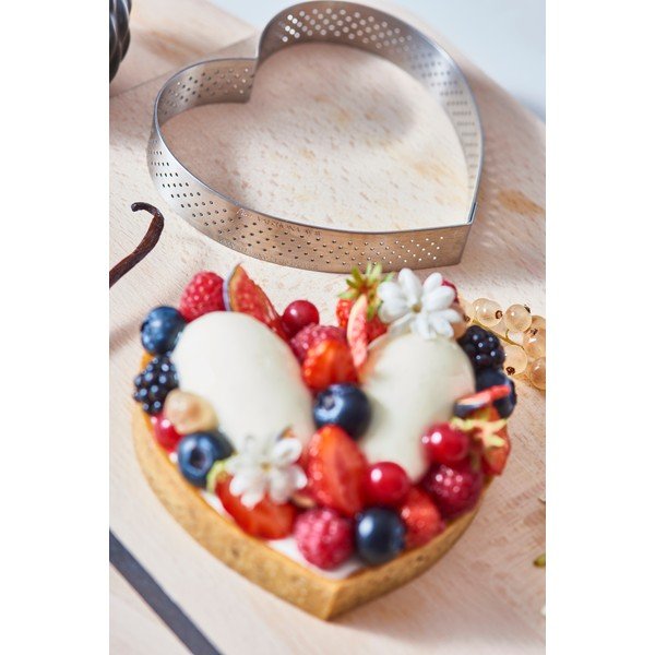 Heart Ring rozsdamentes acél sütőforma, ø 18 cm - de Buyer-image-2