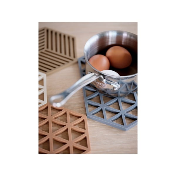 Triangles szürke szilikon edényalátét - Zone-image-4