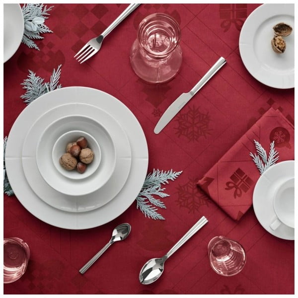 Damaszt asztalterítő karácsonyi mintával 150x220 cm Natale – Rosendahl-image-3