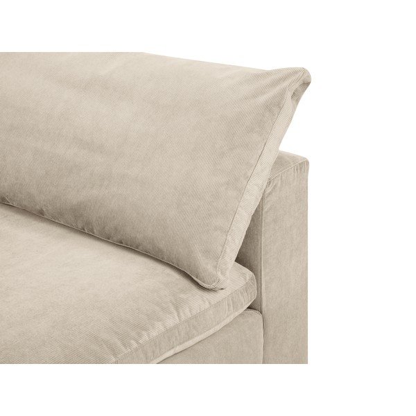 Galaxy bézs kétoldalas sarokrész moduláris kordbársony kanapéhoz - Windsor & Co Sofas-image-1