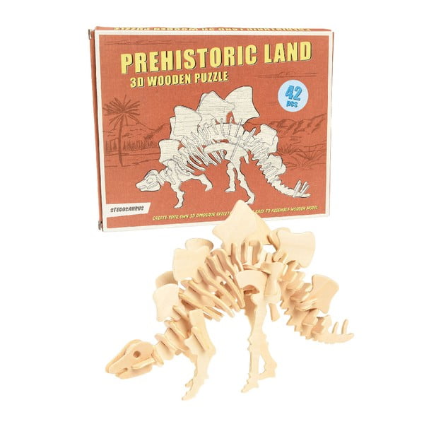Stegosaurus 3D puzzle fából - Rex London