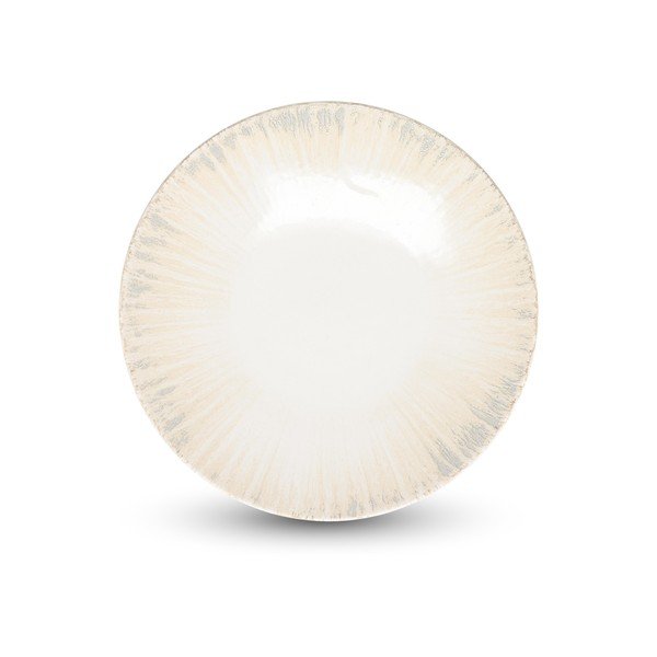 Világosszürke porcelán tányér ø 25 cm Nuance – BonBistro
