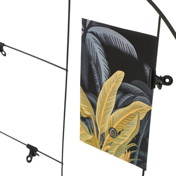 2 db-os fekete fém fotóállvány szett - Casa Selección-image-1