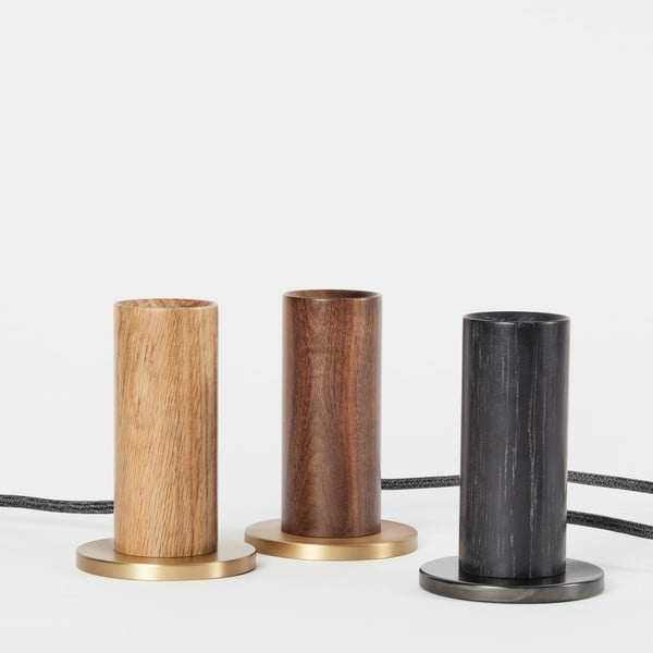 Fekete asztali lámpa (magasság 12,5 cm) Knuckle – tala-image-2