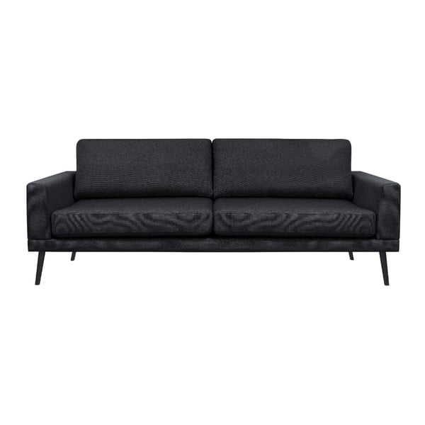 Rigel fekete háromszemélyes kanapé - Windsor & Co Sofas