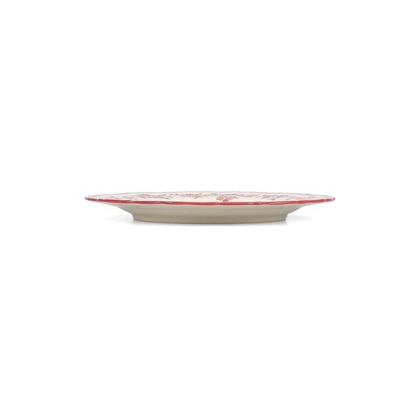 Borvörös-elefántcsont színű desszertes porcelán tányér ø 21,5 cm Cyril – S|P Collection-image-3
