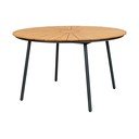 Teakfa kerek kerti étkezőasztal ø 130 cm Cleveland – House Nordic