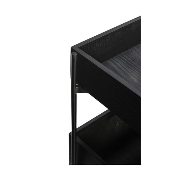 Kőrisfa kocsi kerekeken 42x37 cm Fresh - Hübsch-image-2