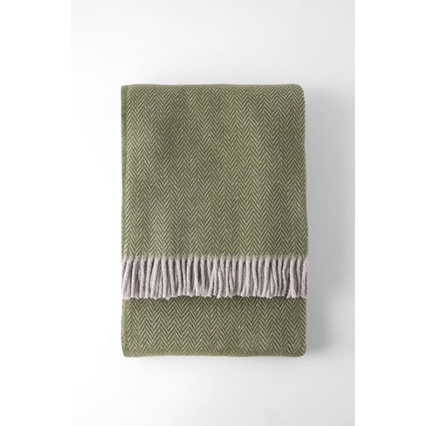 Skyline zöld pléd, 140 x 180 cm - Euromant